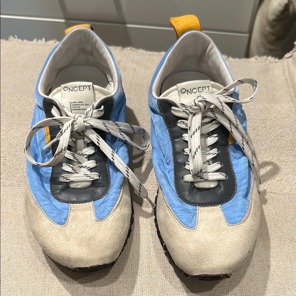 ONCEPT Blue and Yellow Sneakers
